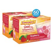 Emergen-C Immune Defense Drink Mix, Raspberry, 0.32 oz Packet, PK60 139052